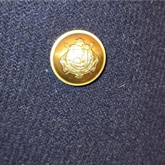 J.Crew Midnight Blue Stadium Cloth Jacket Womens Size 0 - Picture 5 of 12